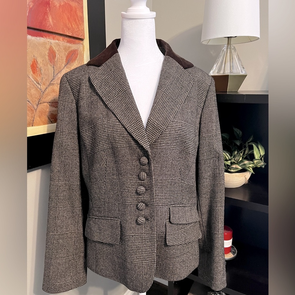 Twead Blazer, Anne Klein Collection